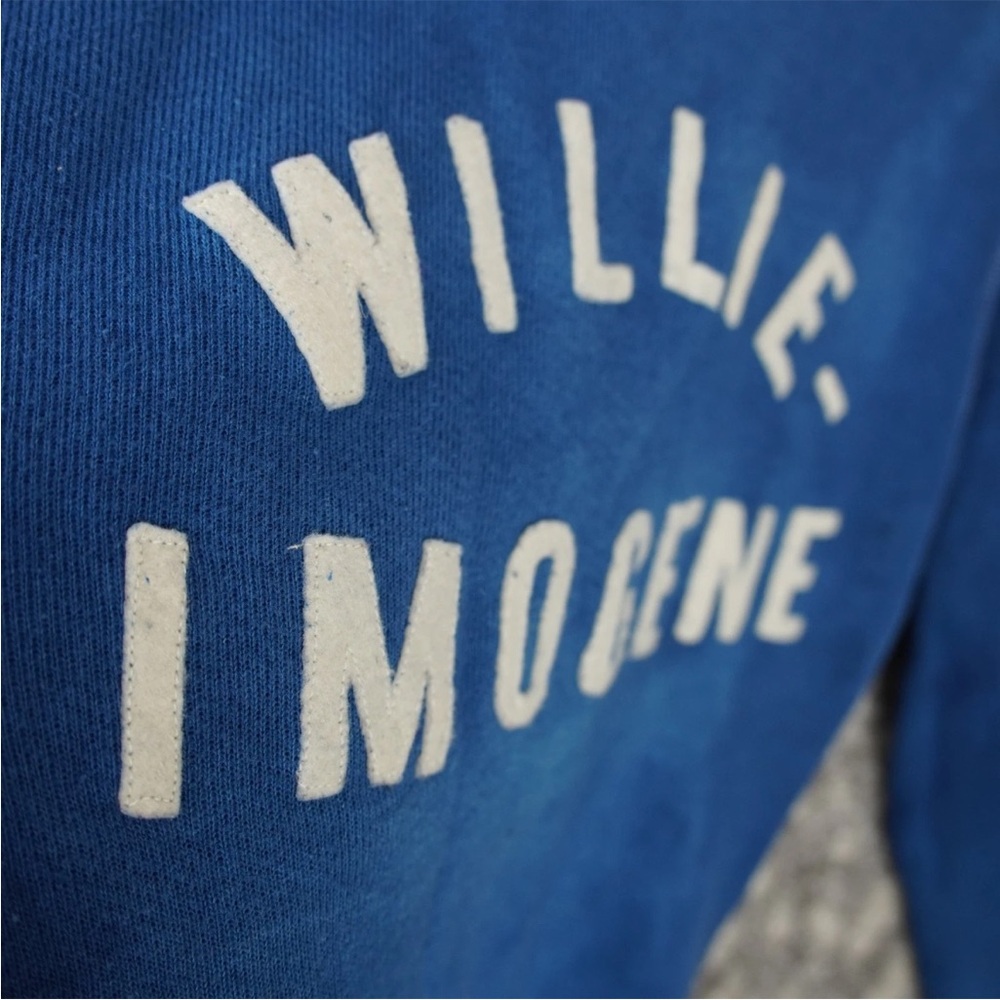 Imogene + Willie Indigo Sweatshirt Fleece Sz XS Limited Edition Blue 0010 - Picture 3 of 14
